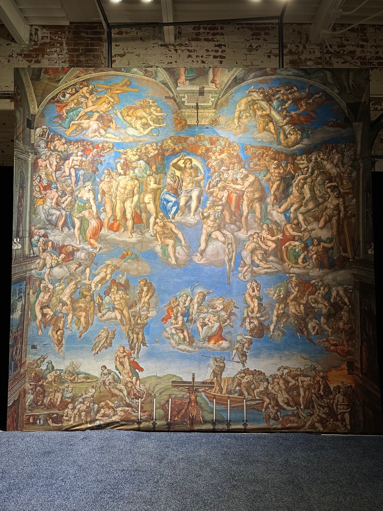 Photo of "The Last Judgement" panel.