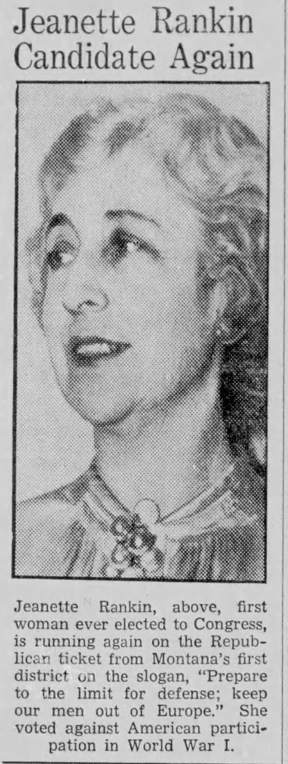 Breaking Trail: Jeanette Rankin – The Active Historian