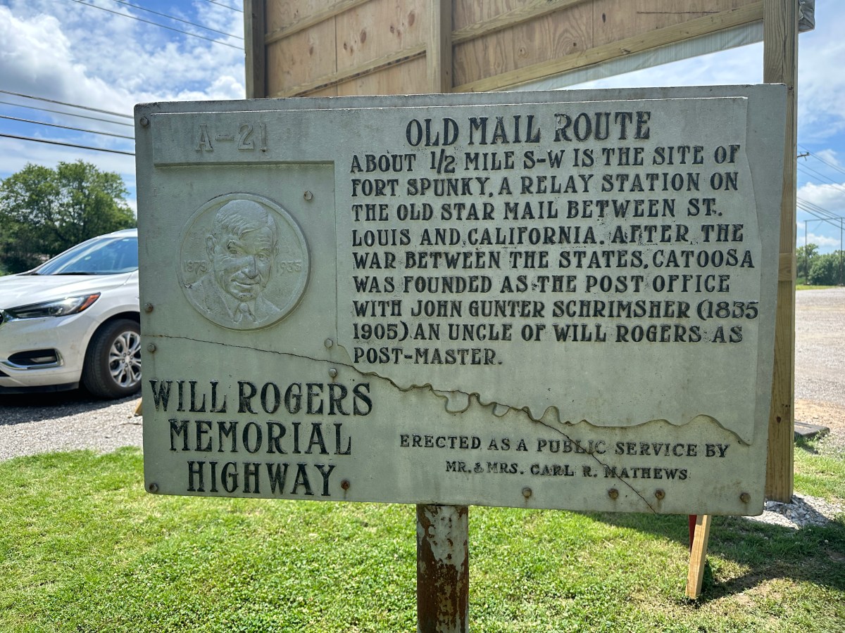 Old Mail Route: Catoosa,&nbsp;OK