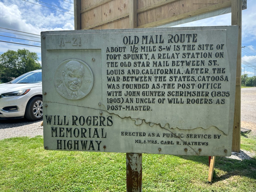 Old Mail Route: Catoosa,&nbsp;OK